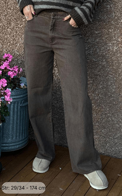 Hovedbilde ANN Wide Trousers Brown