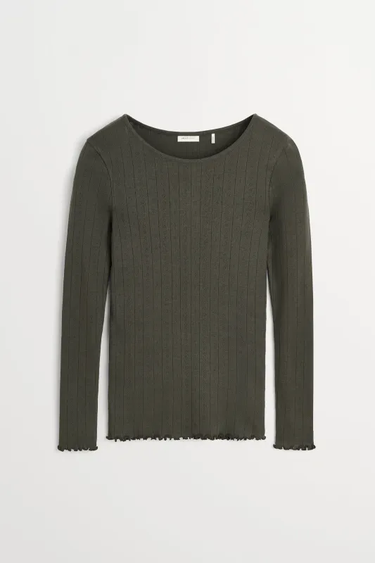EDIE Blouse Dark Green 