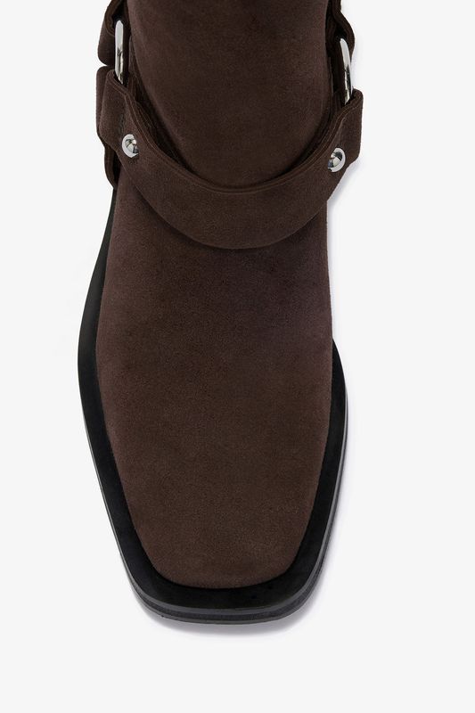 Biker Boot Suede Chicory Coffee