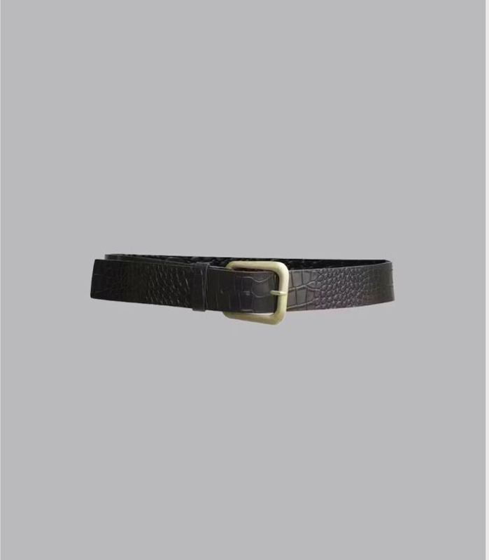 AIDEN Belt Black Croco