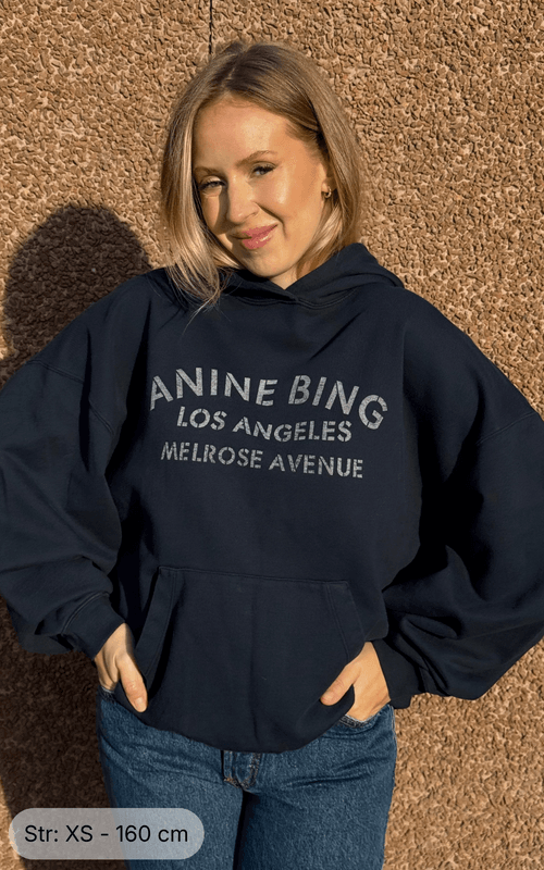 HARVEY Sweatshirt Melrose Stencil Navy