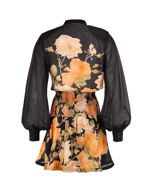 Organza Mini Dress Midnight Field