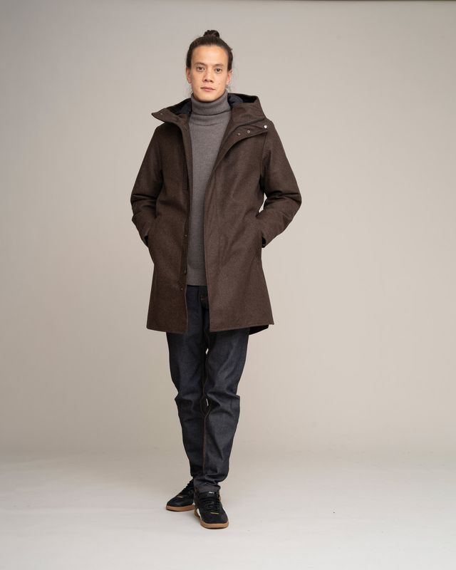 ELLROY Jacket Rust Melange