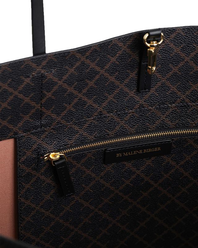 ABI TOTE Signature Flower Brown