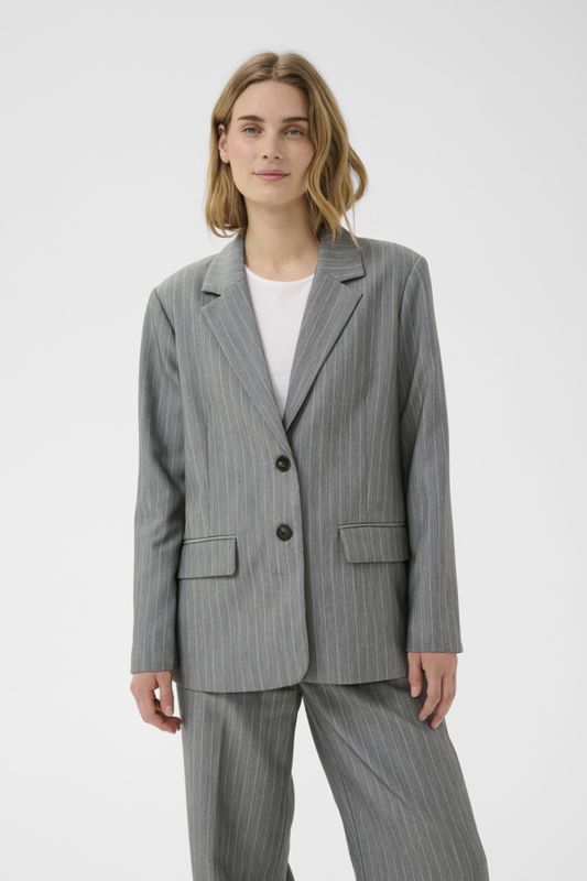 NARA Blazer Grey White Stripe
