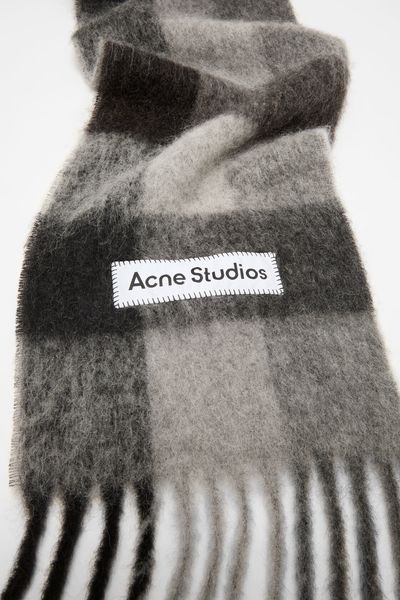 Hovedbilde MOHAIR CHECKED SCARF Dark ...