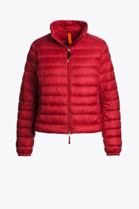 EMILIA Short Light Puffer Cherry Red 