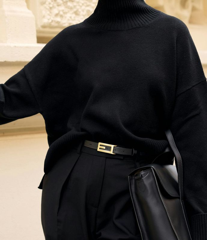 Nimmen skinnbelte Black 