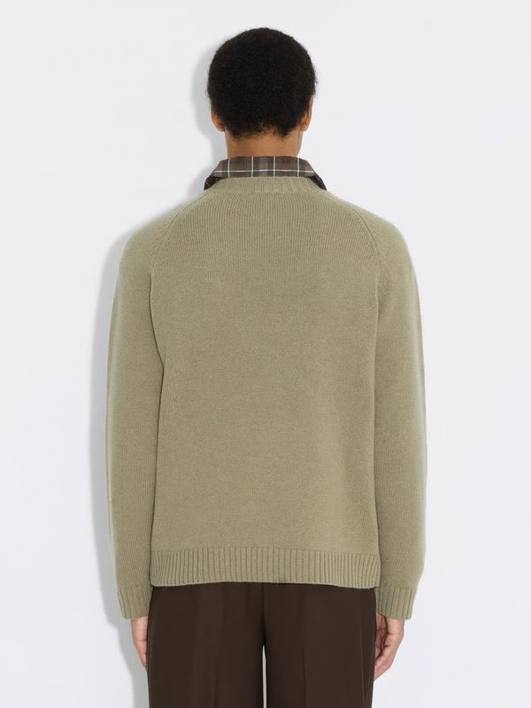 Wool Crew Green 