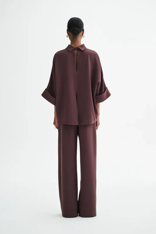 PALMIRA Pants Burgundy