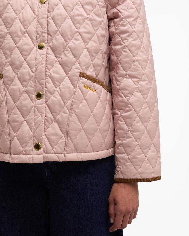 Cropped Liddesdale Quilted Jacket Gardenia