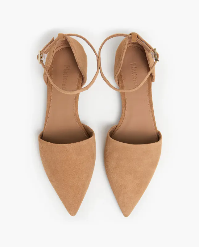 FRANKIE Suede Cognac