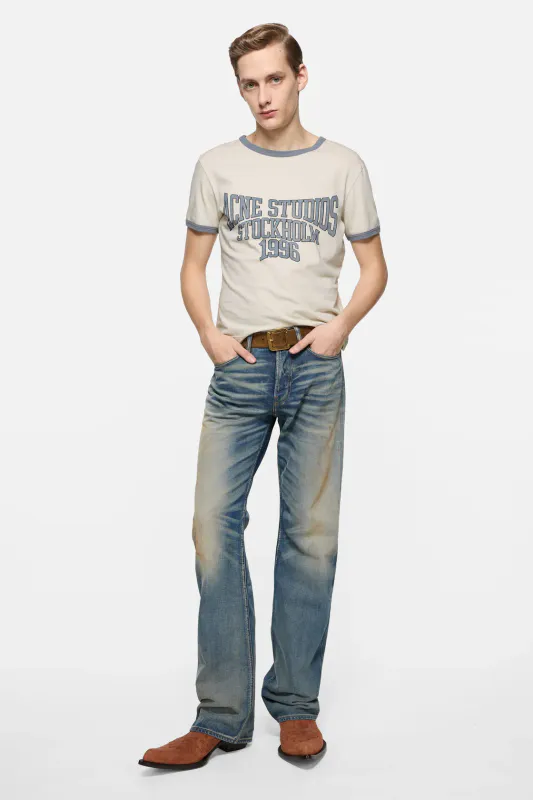 GRAPHIC Tshirt Off White Grey Blue