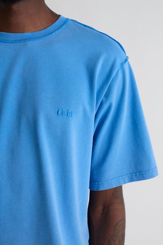 KELLER Tee Shadow Washout Blue 