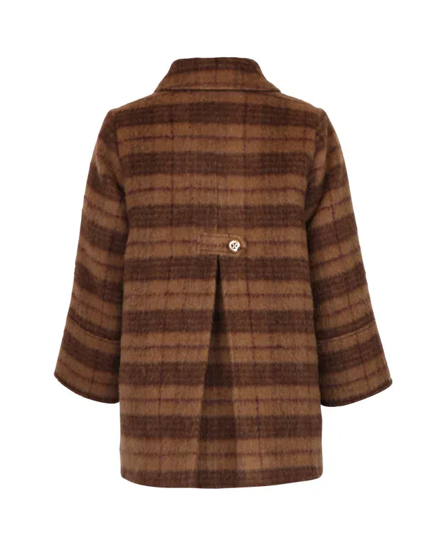 Tailored Car Coat Autumn Checks 