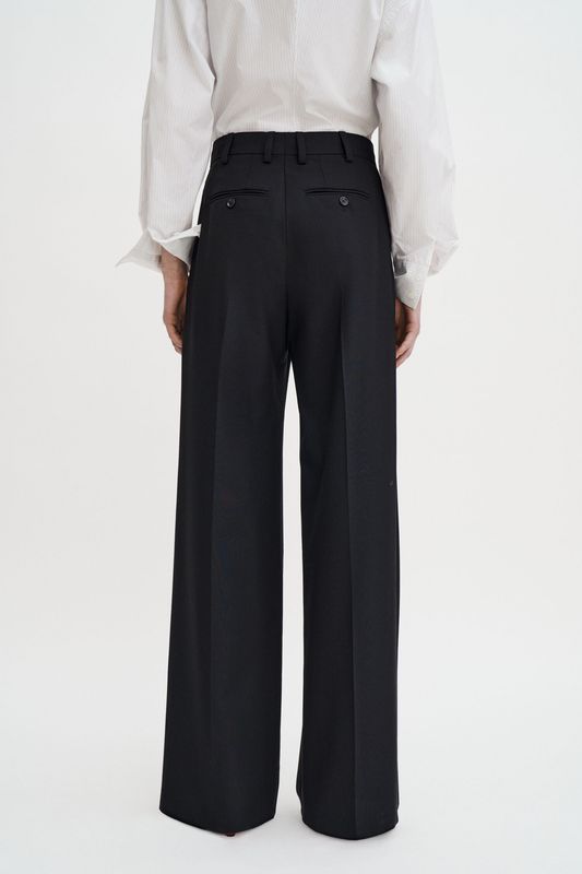DARCEY Wool Trousers Navy