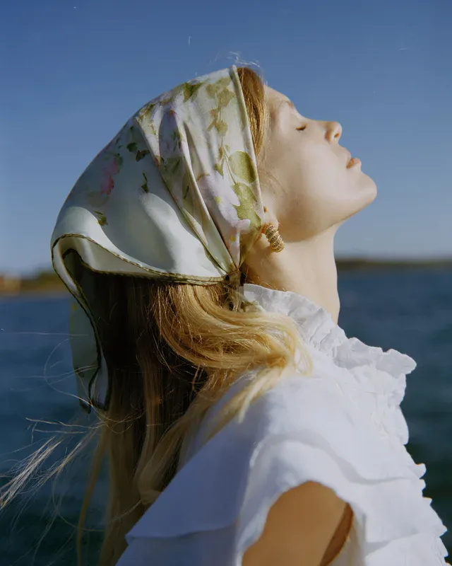 SILK Scarf Small Meadow