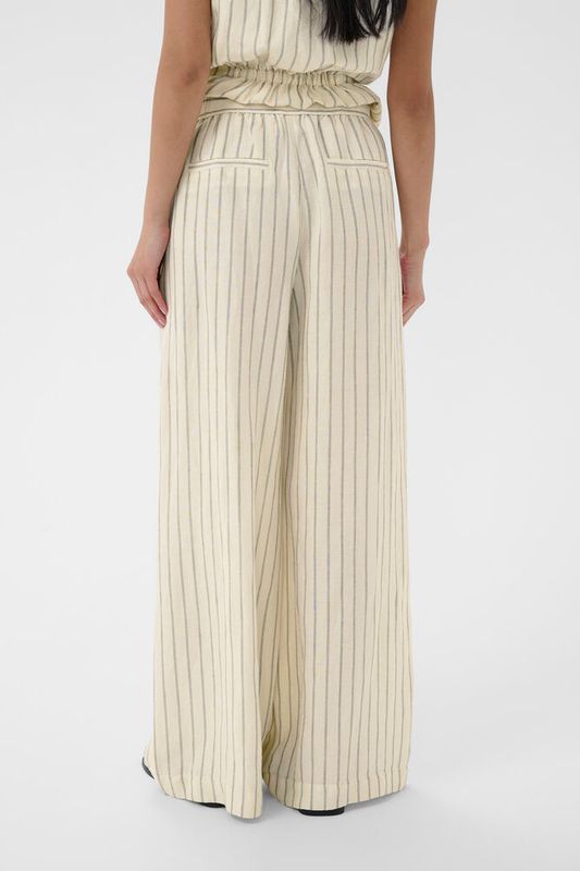 BianaPW Pants Neutral Stripe