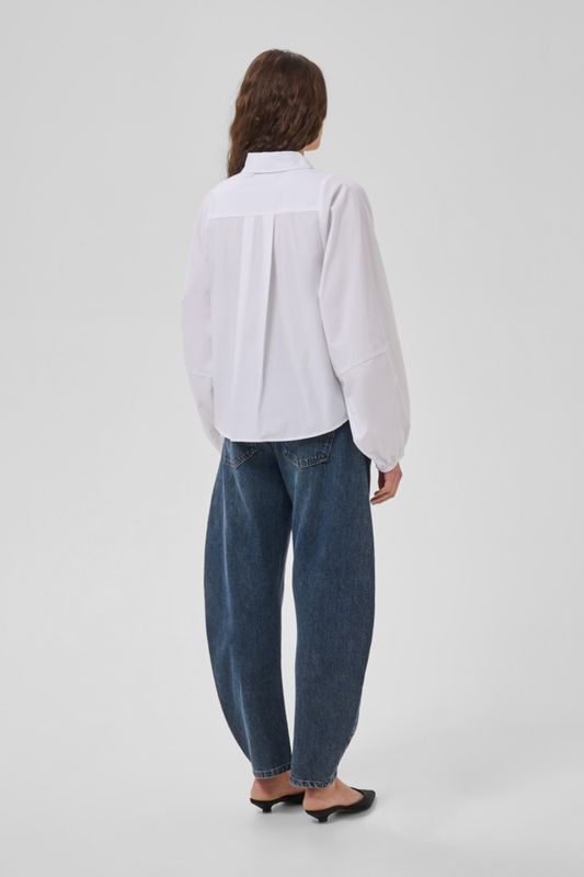 Sunna Balloon Shirt White