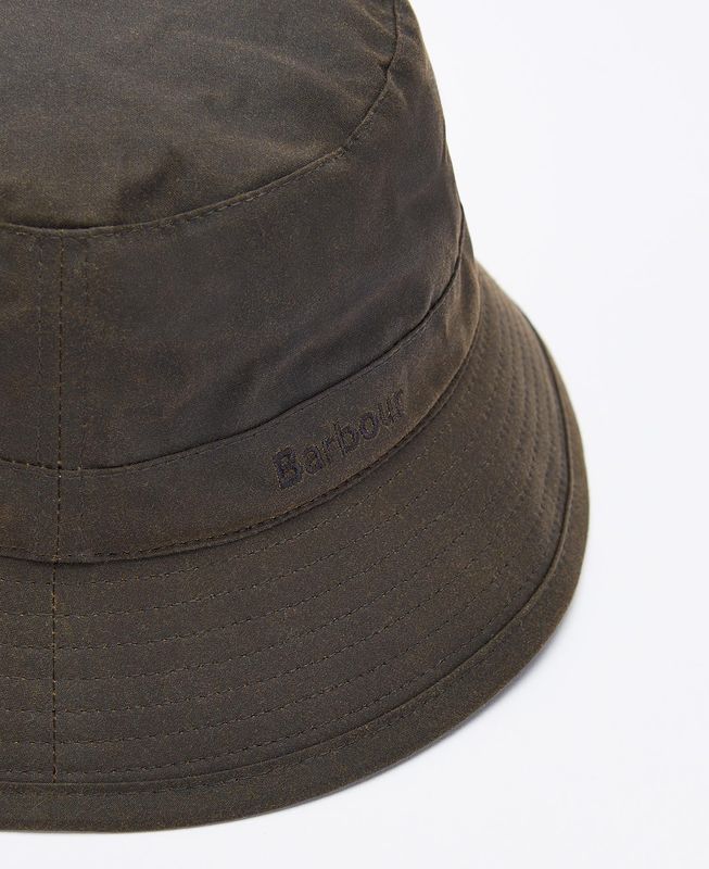 WAX Bucket Hat Oliven 