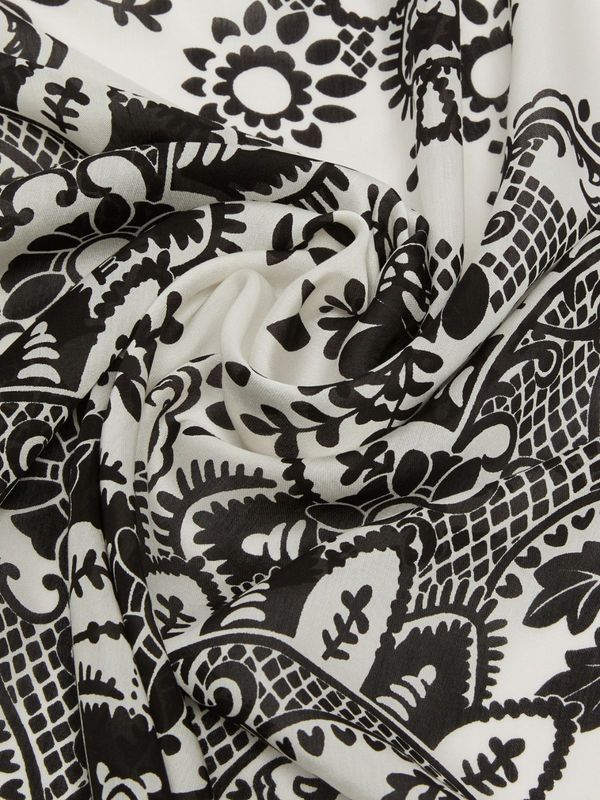 SARONG Silk Scarf Beige