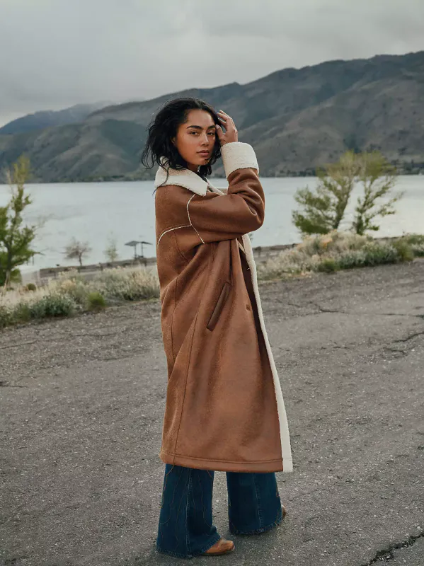 Wrange Coat Medium Brown