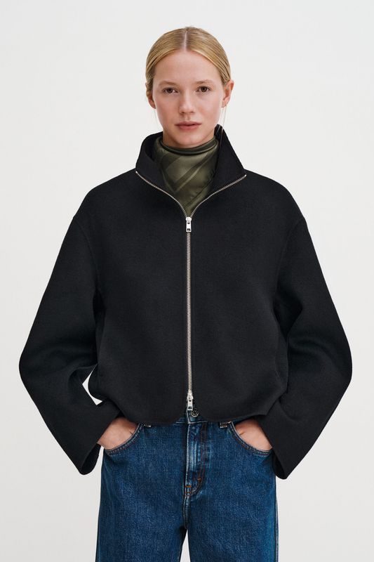 DAFINA Jacket Wool Black 