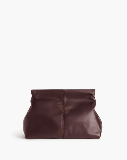 Hovedbilde CLAY Clutch Leather Burgundy