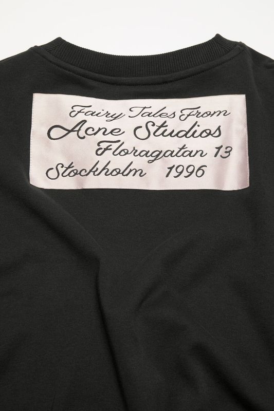 Gathered Logo T-shirt Black 