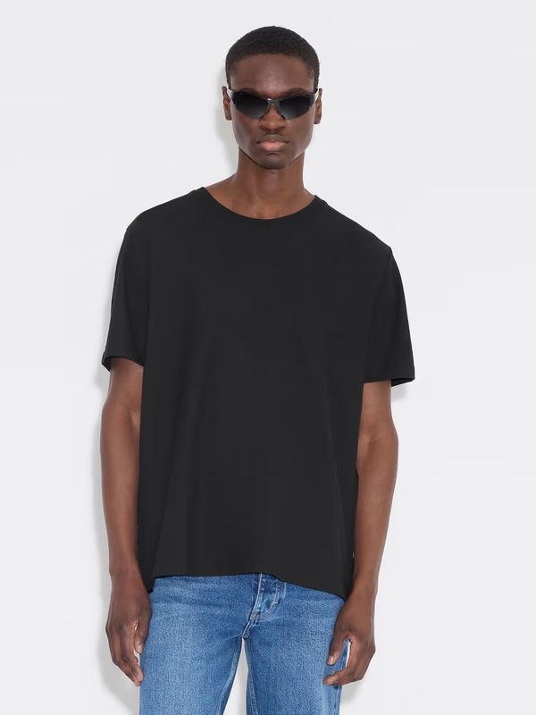 M. Crepe Tee Black