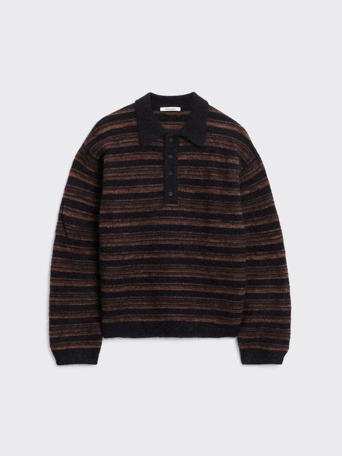 Hovedbilde OLLIE Wool Polo Sweater Brown ...