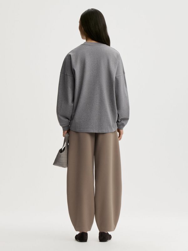 CARALA Organic Cotton Sweatshirt Grey Melange