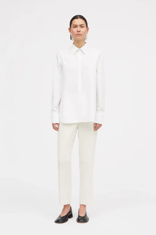 BERTINE Mkdt Signaturepoplin White 