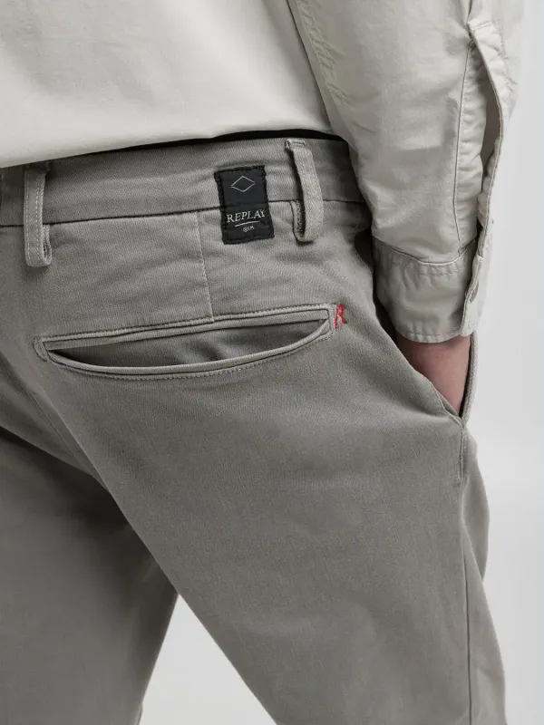 BENNI HYPERFLEX Chinos Medium Grey 