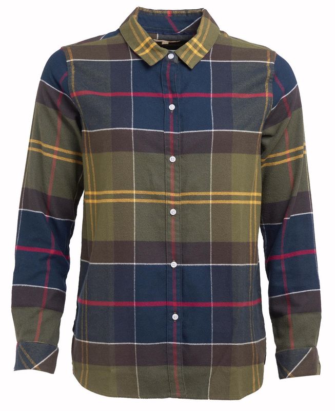 Anna Long-Sleeved Shirt Olive