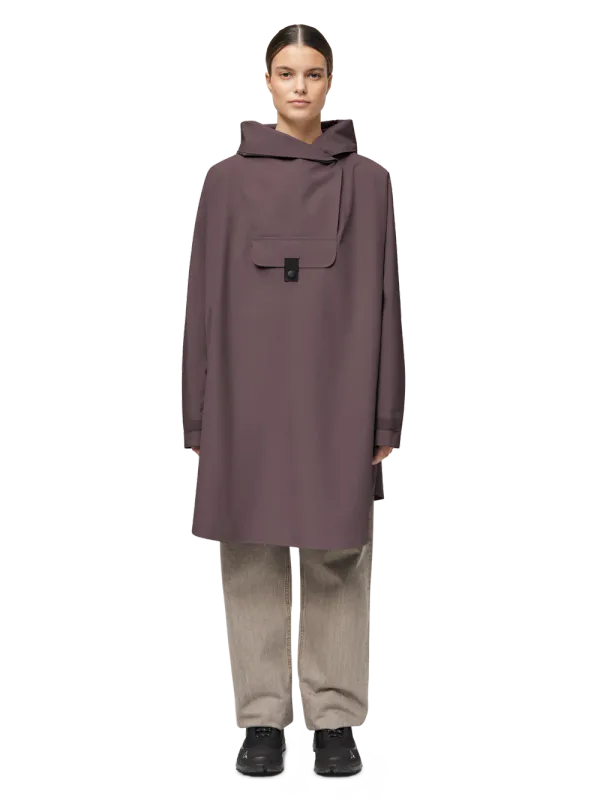 BERGEN Poncho Stone Mocha 