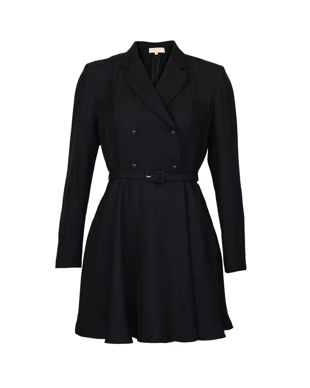 Tailored Mini Dress BLack