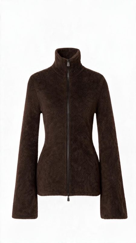 Flint Knitted Sweater Dark Brown Melange