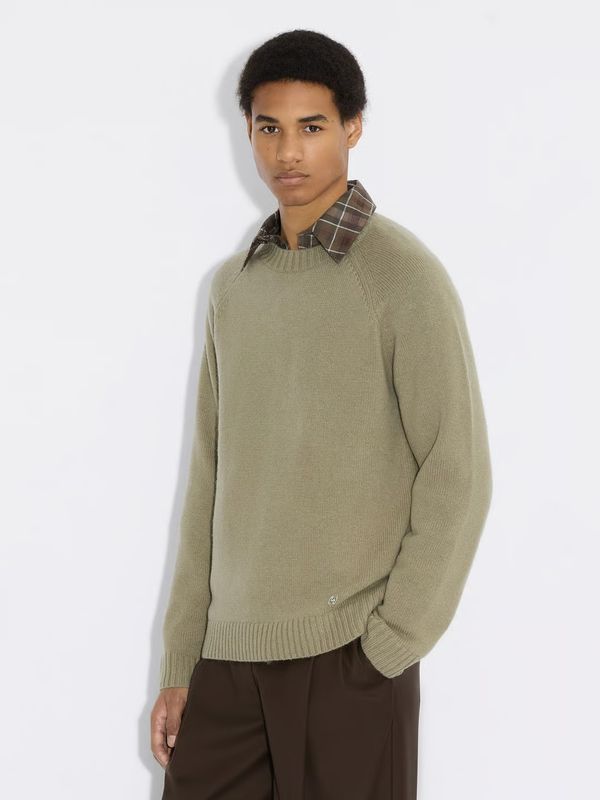 Wool Crew Green 
