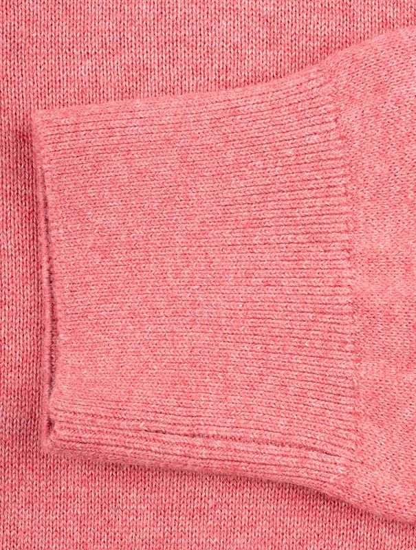 Pima Cotton Crew Neck Sweater Pink Clay 