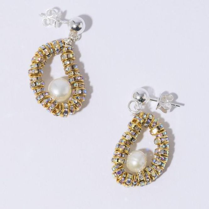 Hovedbilde TINY Golden Oysters Earrings