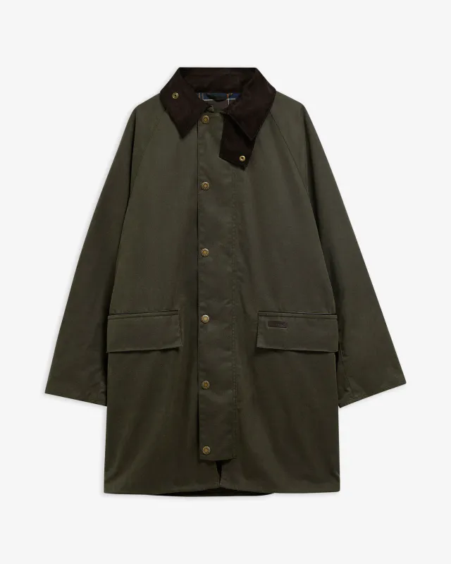 Country Waxed Mac Olive 