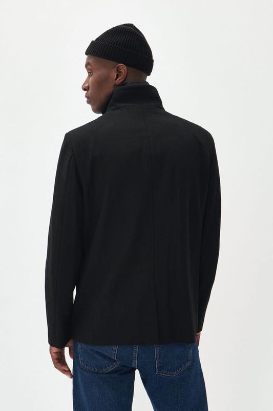 HARVEY Short Wool Black 