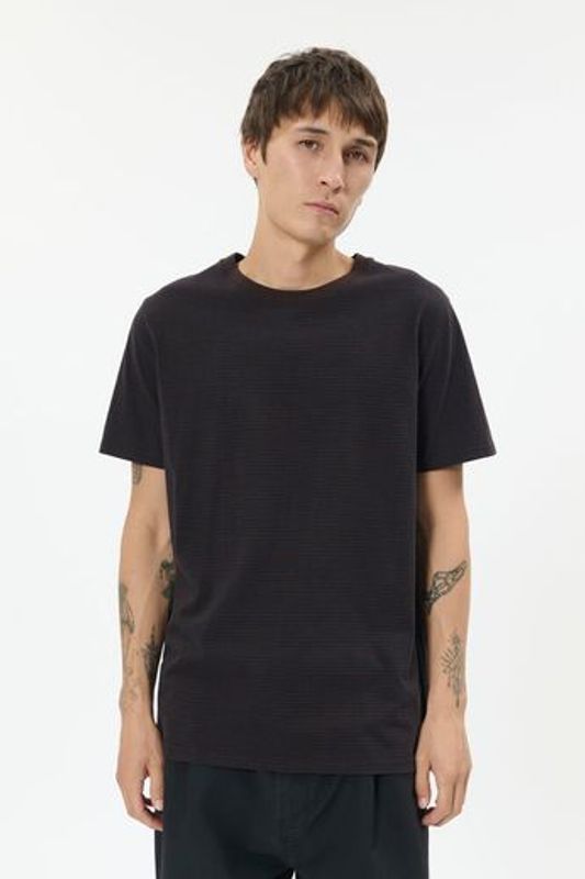 MAjeremy Tshirt Stripe Ganache Brown