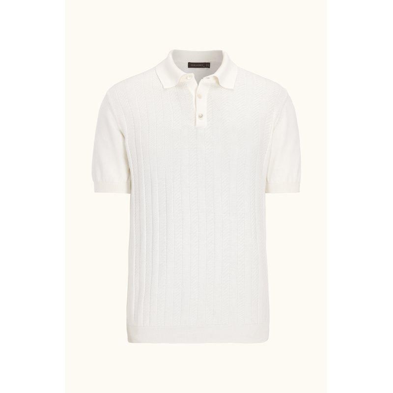 BARTO Stripe Poloshirt Snow White 