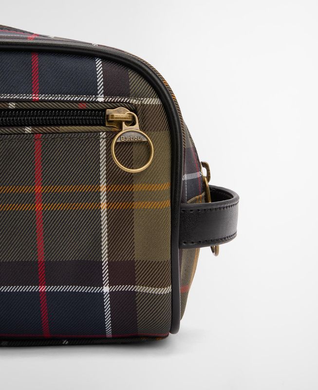 Tartan Washbag Olive 