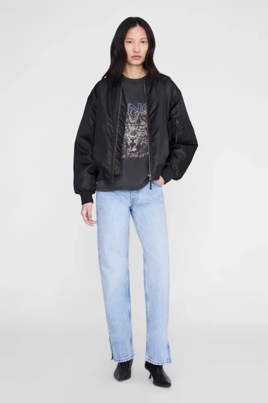 CADE Tee Leo Muse Washed Black