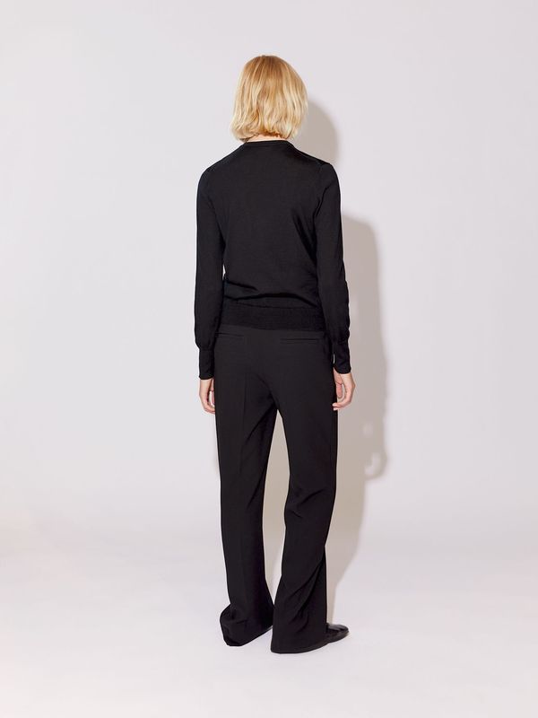 MERINO Short Cardigan Navy