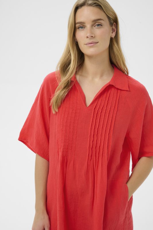 AYLA Lin Kjole Poppy Red