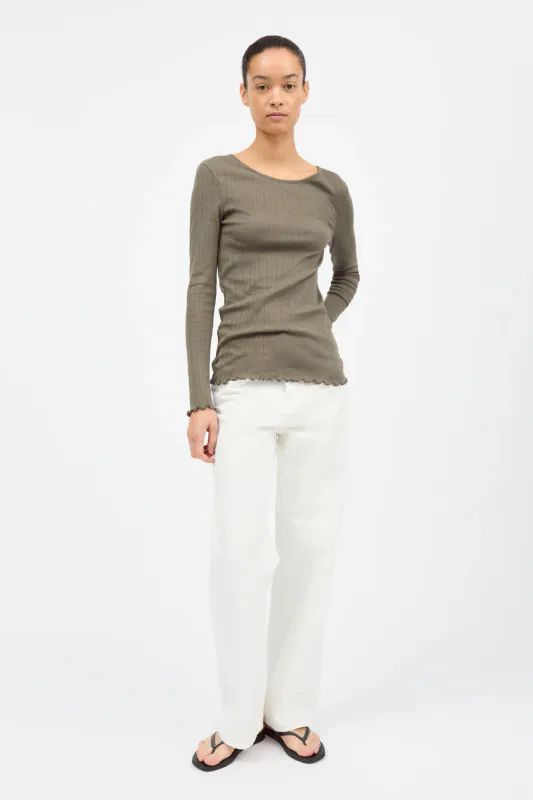 EDIE Blouse Oliven 